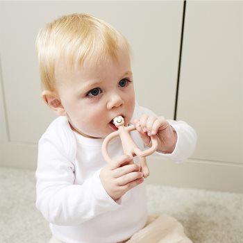Matchstick Monkey Teething Toy and Gel Applicator jucărie pentru dentiție perie 2 in 1 - imagine 3